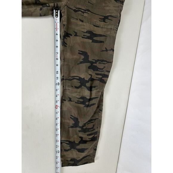 Sanctuary Standard Surplus sz 28 Cropped Camo Linen Pants Women's - Picture 10 of 11